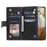 Style 005 For Samsung Galaxy A26 5G Wallet Case Rhombus Stitching Line PU Leather Phone Cover - Black - 2