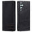 TTUDRCH Style 007 For Samsung Galaxy A26 5G Leather Case RFID Blocking Wallet Stand Phone Cover - Black - 1