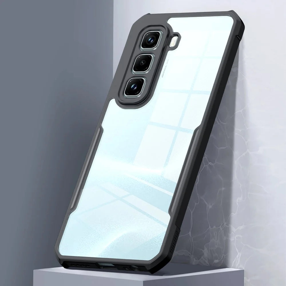 XUNDD For Infinix Hot 50 Pro 4G Case Dropproof TPU + Acrylic Clear Back Phone Cover - 3