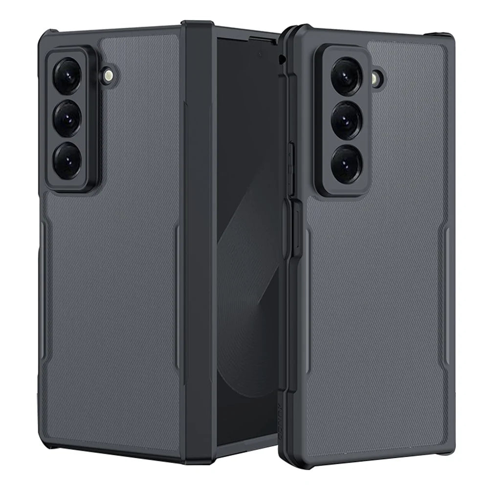 XUNDD For Samsung Galaxy Z Fold Special Case Dropproof TPU + Acrylic Clear Back Phone Cover - 1