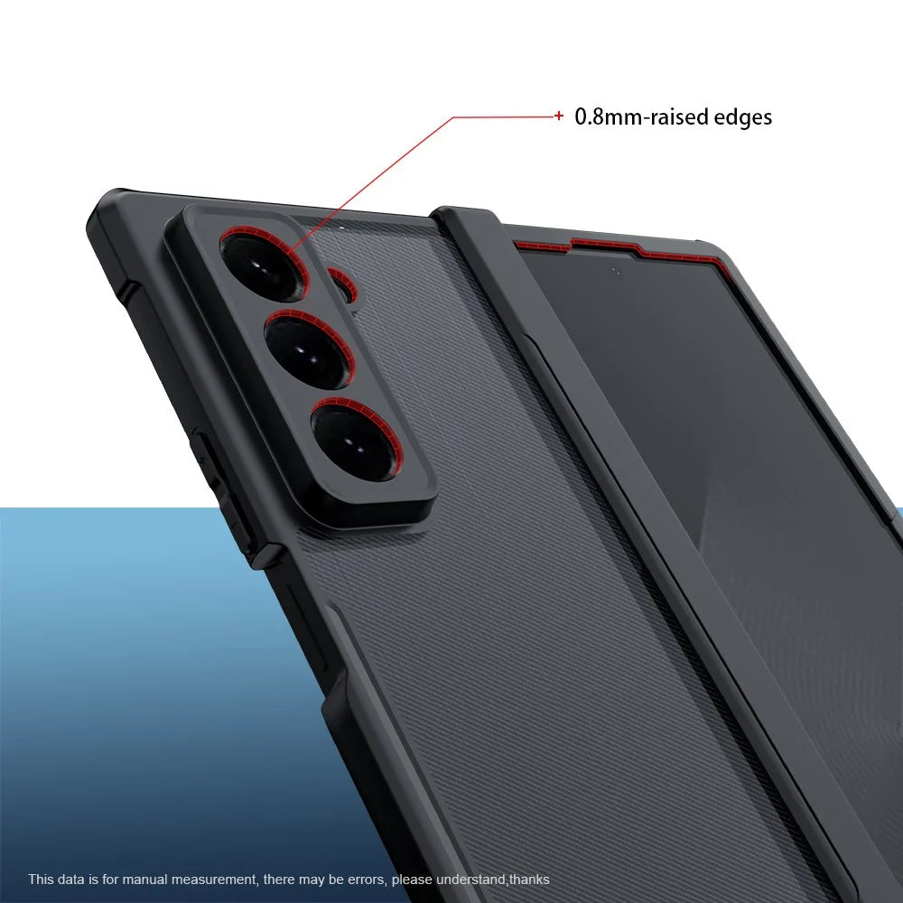 XUNDD For Samsung Galaxy Z Fold Special Case Dropproof TPU + Acrylic Clear Back Phone Cover - 7