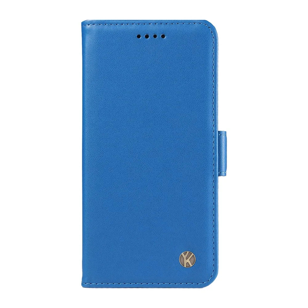 YIKATU For vivo Y19s 4G Wallet Phone Case  YK-003 Leather Stand Cover - Sky Blue - 2
