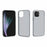 For iPhone 11 Pro Case PC + TPU Shockproof Clear Phone Cover - Transparent Black - 3