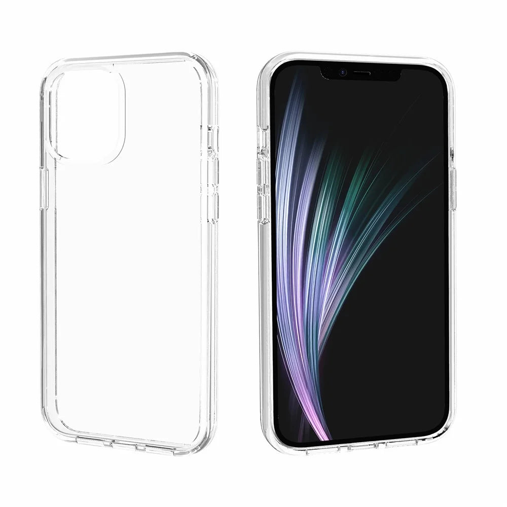 For iPhone 11 Pro Max Case PC + TPU Shockproof Clear Phone Cover - Transparent - 4