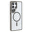 FULEXIN For Samsung Galaxy S25 Ultra Magnetic Case Anti Drop TPU + PC Phone Cover - Grey - 1