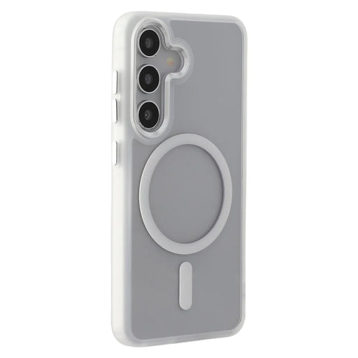 FULEXIN For Samsung Galaxy S25+ Magnetic Case Anti Drop TPU + PC Phone Cover - White - 1
