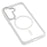 FULEXIN For Samsung Galaxy S25 Magnetic Case Anti Drop TPU + PC Phone Cover - White - 7