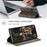 AUTSPACE For Samsung Galaxy M23 5G / Galaxy A23 5G (Global Version) Wallet Case  A01 Leather Stand Cover with RFID Blocking Card Holder - Coffee - 7