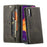 AUTSPACE For Samsung Galaxy A50s / Galaxy A30s / Galaxy A50 Wallet Case  A01 Leather Stand Cover with RFID Blocking Card Holder - Coffee - 1