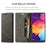 AUTSPACE For Samsung Galaxy A50s / Galaxy A30s / Galaxy A50 Wallet Case  A01 Leather Stand Cover with RFID Blocking Card Holder - Coffee - 5