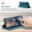 AUTSPACE For Samsung Galaxy A31 Wallet Case  A01 Leather Stand Cover with RFID Blocking Card Holder - Blue - 7