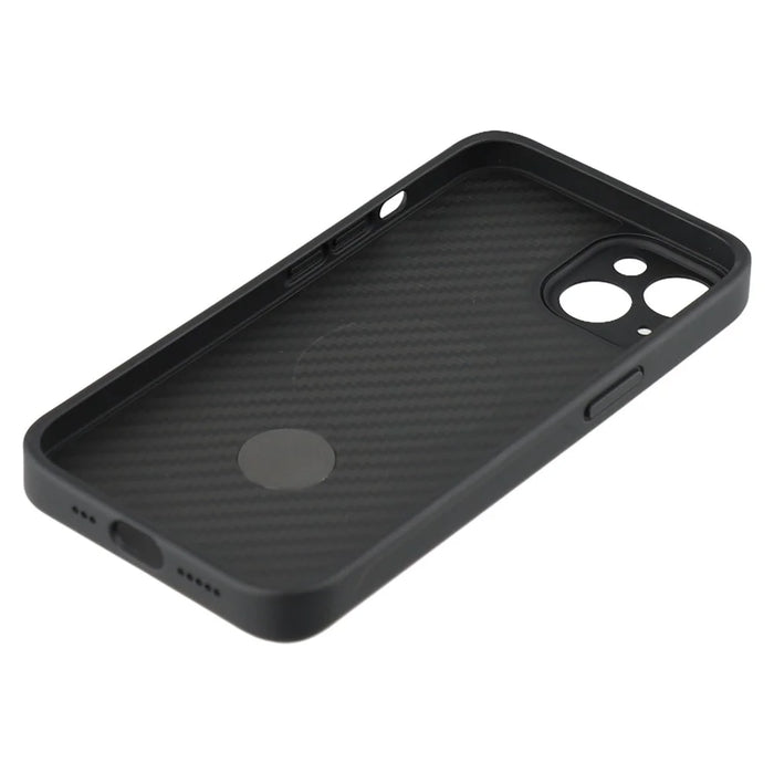For iPhone 13 Case Compatible with MagSafe Kickstand TPU + PC Phone Cover Carbon Fiber Texture - 5