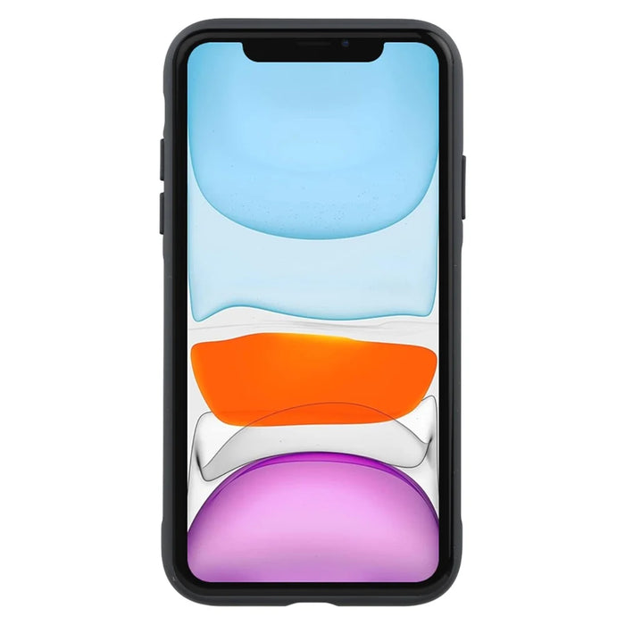 For iPhone 11 Case Compatible with MagSafe Kickstand TPU + PC Phone Cover Carbon Fiber Texture - 2
