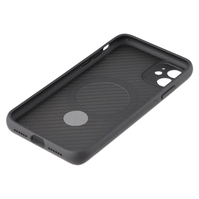 For iPhone 11 Case Compatible with MagSafe Kickstand TPU + PC Phone Cover Carbon Fiber Texture - 5