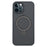 For iPhone 12 Pro Case Compatible with MagSafe Kickstand TPU + PC Phone Cover Carbon Fiber Texture - 1