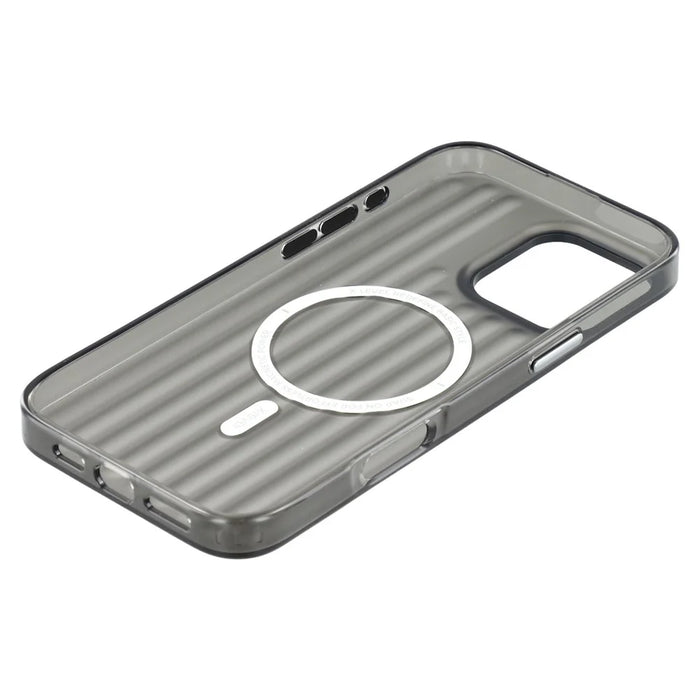 X-LEVEL For iPhone 16 Pro Max Case Compatible with MagSafe Iridescent Color Changing PC + TPU Phone Cover - Black - 7