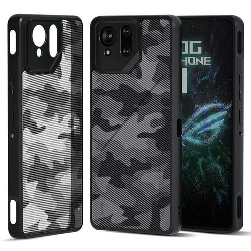 IBMRS For Asus ROG Phone 9 5G / Phone 9 Pro 5G Case TPU + PC Heavy Duty Shockproof Phone Cover Camera Protection - Artistic Camouflage - 1