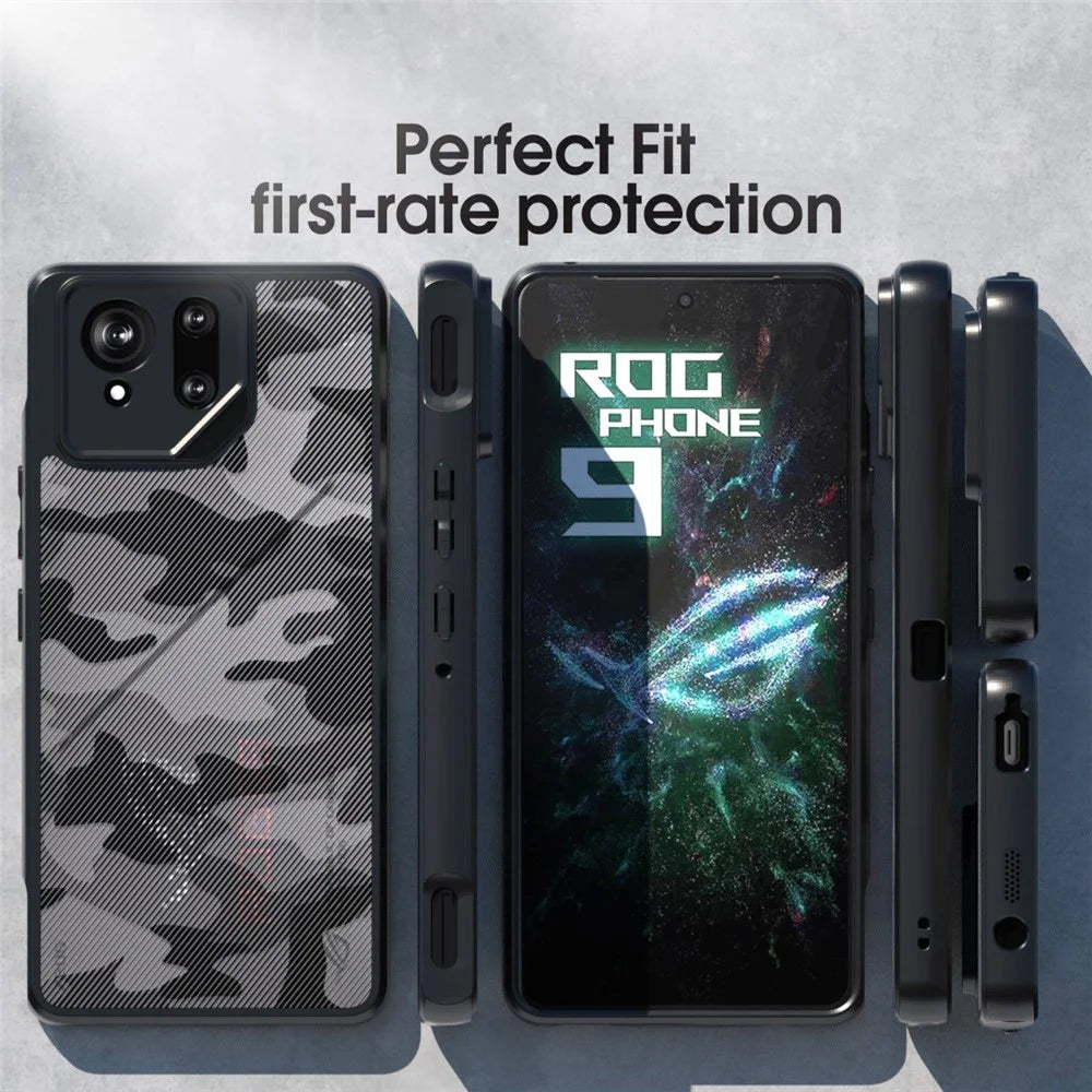 IBMRS For Asus ROG Phone 9 5G / Phone 9 Pro 5G Case TPU + PC Heavy Duty Shockproof Phone Cover Camera Protection - Artistic Camouflage - 3