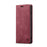 AUTSPACE For Samsung Galaxy S10 Plus Wallet Case  A01 Leather Stand Cover with RFID Blocking Card Holder - Red - 2