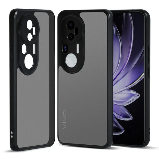 IBMRS For vivo S20 Pro 5G Case TPU + PC Heavy Duty Shockproof Phone Cover Camera Protection - Matte Black - 1