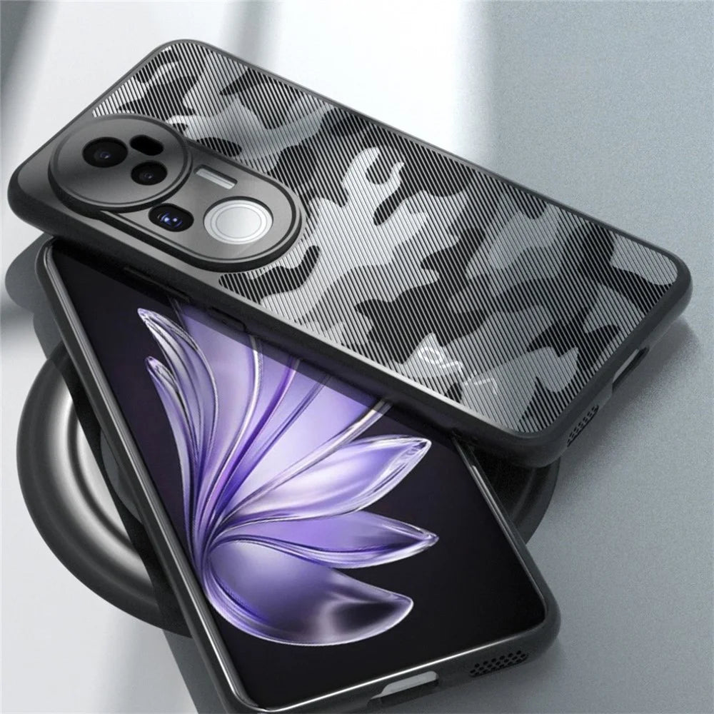 IBMRS For vivo S20 Pro 5G Case TPU + PC Heavy Duty Shockproof Phone Cover Camera Protection - Matte Black - 2