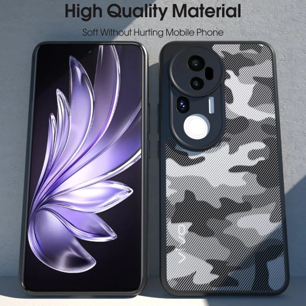 IBMRS For vivo S20 Pro 5G Case TPU + PC Heavy Duty Shockproof Phone Cover Camera Protection - Matte Black - 6