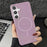 For Samsung Galaxy S25 Magnetic Case Glossy TPU Shockproof Phone Cover - Purple - 1