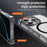 For iPhone 16 Pro Case Compatible with MagSafe Reinforced Corners TPU + Acrylic Back Cover - Transparent Black - 5