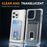 For iPhone 14 Pro Max Case Reinforced Corners TPU + Acrylic Phone Cover with Kickstand Card Holder - Transparent - 6