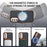 For Samsung Galaxy A05s 4G Magnetic Case with Lens Kickstand Matte Phone Back Cover - Orange - 4