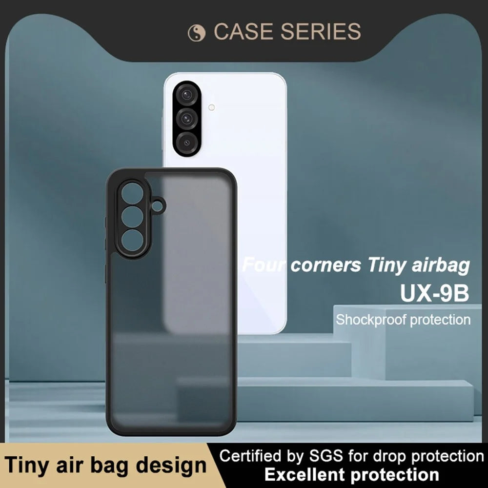 IMAK UX-9B Series For Samsung Galaxy A56 5G Case Tiny Airbag PC TPU Matte Phone Cover - 4