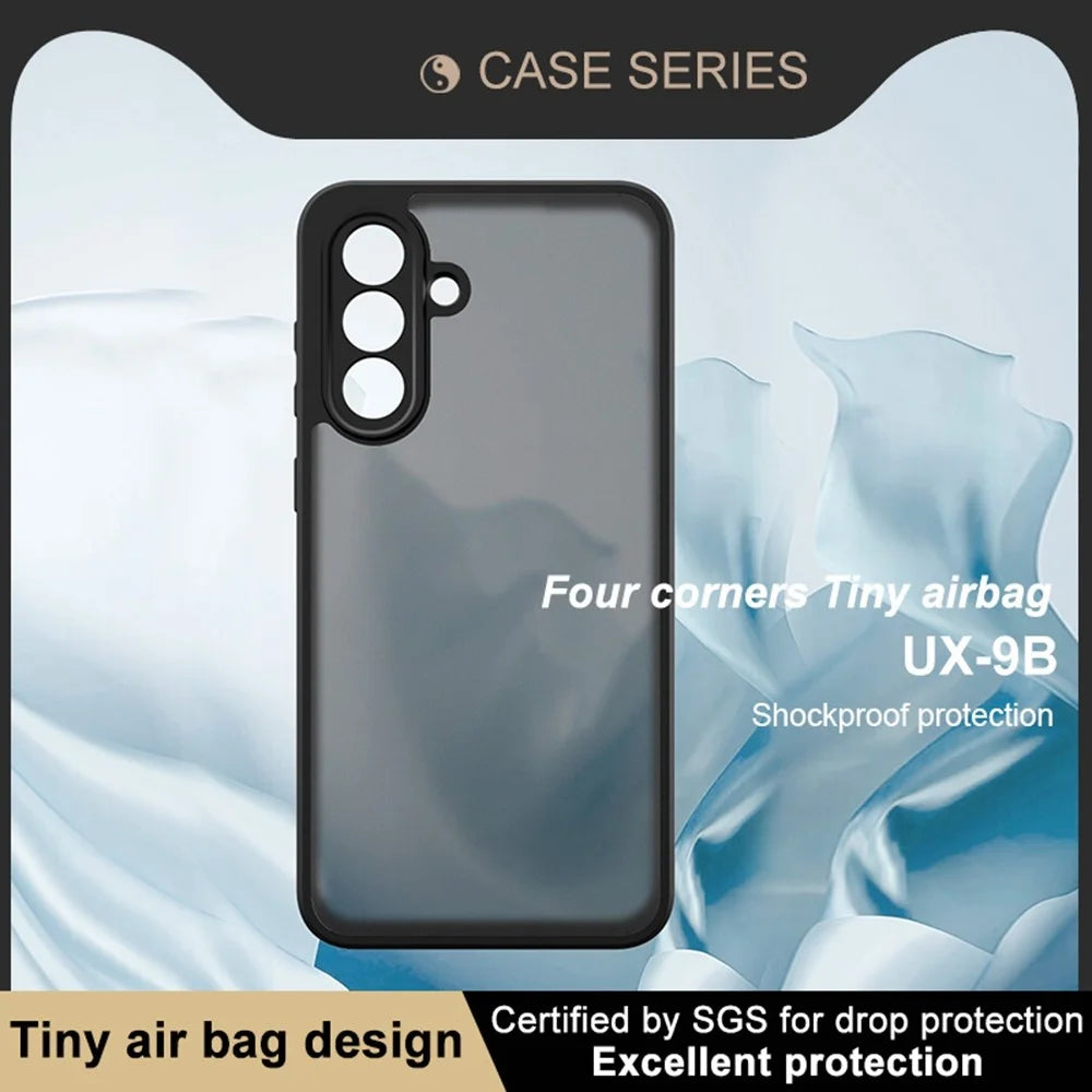 IMAK UX-9B Series For Samsung Galaxy A56 5G Case Tiny Airbag PC TPU Matte Phone Cover - 5