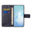 For Samsung Galaxy A23e / A23s PU Leather Phone Case Imprinted Owl Tree Pattern Wallet Stand Magnetic Clasp Cover - Dark Purple - 3