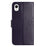 For Samsung Galaxy A23e / A23s PU Leather Phone Case Imprinted Owl Tree Pattern Wallet Stand Magnetic Clasp Cover - Dark Purple - 5
