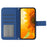 For OnePlus 13R 5G Case Sunflower Imprint Leather Wallet Phone Cover with Wrist Strap - Sapphire - 2