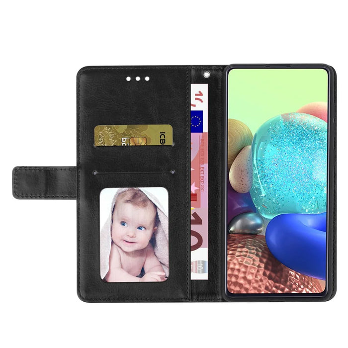 For OnePlus 13R 5G Case with Wrist Strap Y Shaped Lines Imprint Leather Phone Cover - Black - 2