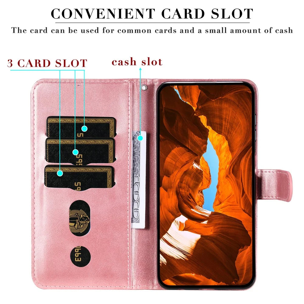 For vivo S20 5G Case Zipper Wallet Calf Texture PU Leather Phone Cover - Pink - 5