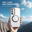 For Samsung Galaxy A34 5G Clear Phone Case with Lens Kickstand Cover Magnetic Case - Black - 7