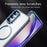 For Samsung Galaxy A05s 4G Clear Phone Case with Lens Kickstand Cover Magnetic Case - Blue - 4