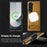 For Samsung Galaxy Z Fold6 5G Magnetic Case with Folded Kickstand PC Silicone Leather Phone Back Cover  - Brown - 7