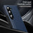 For Samsung Galaxy Z Fold6 5G Case with Card Holder Smart View Window Leather Phone Cover - Sapphire - 3