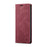AUTSPACE For Samsung Galaxy S8+ Wallet Case  A01 Leather Stand Cover with RFID Blocking Card Holder - Red - 2