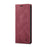 AUTSPACE For Samsung Galaxy S9 Wallet Case  A01 Leather Stand Cover with RFID Blocking Card Holder - Red - 2