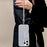 For iPhone 16 Pro Max Case with Wrist Strap TPU Phone Back Cover Glitter Design - Silver - 2