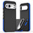 For Google Pixel 9 Pro XL Case Skin Touch PC + TPU Anti Drop Phone Back Cover - Blue - 1