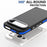 For Google Pixel 9 Pro XL Case Skin Touch PC + TPU Anti Drop Phone Back Cover - Blue - 3