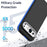For Google Pixel 9 Pro XL Case Skin Touch PC + TPU Anti Drop Phone Back Cover - Blue - 6