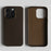 For iPhone 14 Pro Max Magnetic Case Eco-Friendly RPET Phone Back Cover GRS Certified - Dark Brown - 2