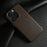 For iPhone 14 Pro Max Magnetic Case Eco-Friendly RPET Phone Back Cover GRS Certified - Dark Brown - 3