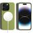 For iPhone 14 Pro Magnetic Case Eco-Friendly RPET Phone Back Cover GRS Certified - Light Green - 1
